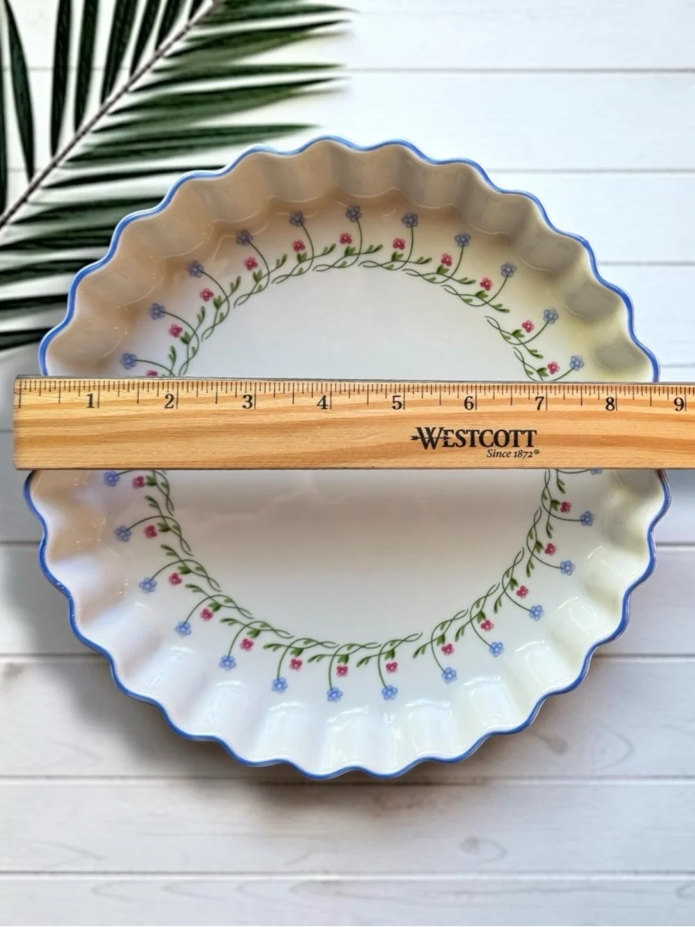 Vintage Mikasa Bali Hai 9” Quiche Tart Dish – Ultra Ceram Bake & Serve  Vintage